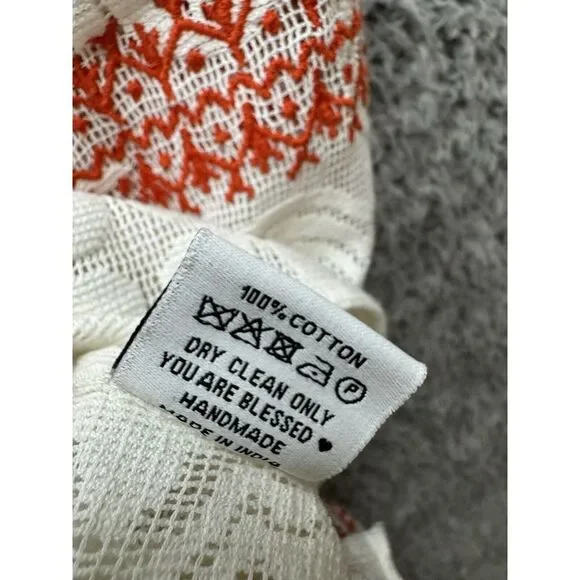 Monoki‎ Women's Off White Shirt Lion Mesh One Size NWT $810
